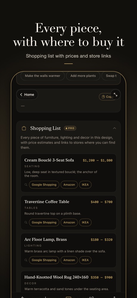 Shopping list