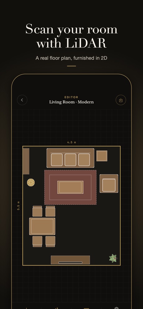 Floor plan from LiDAR